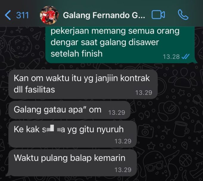 Soal Videonya Yang Sebut Nama Bupati Lahat, Galang Fernando Ngaku Hanya Disuruh