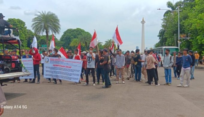 Ratusan Masa Pinta PJ Bupati Lahat Dicopot