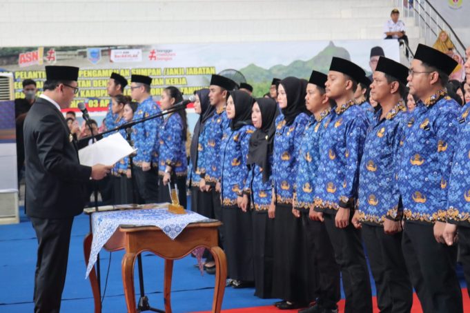 1.435 PPPK Dilantik, Ini Pesan PJ Bupati Lahat