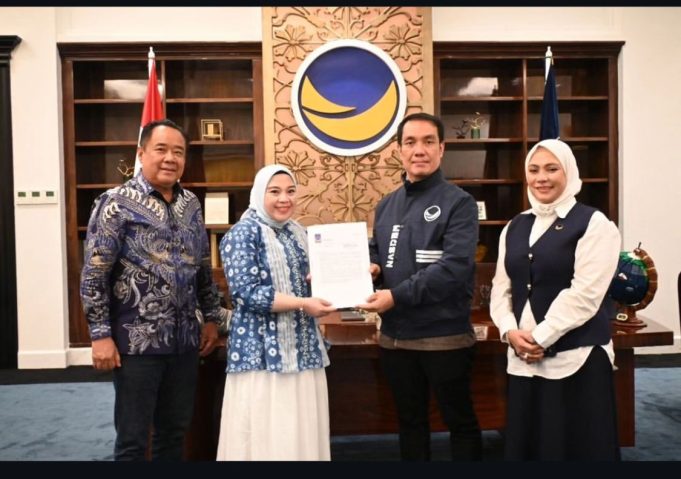 Partai Nasdem Pilih Dukung Lidyawati CU-Haryanto di Pilkada Lahat