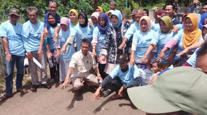 Warga Rindu Hati, Jalan Desa Jadi Pengingat Coblos Lidyawati-Haryanto