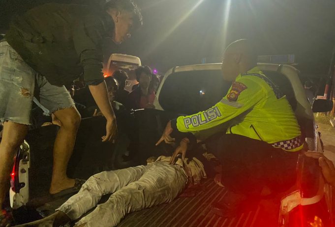 Gagal Nyalip, Dwi Tewas Dihantam Truck