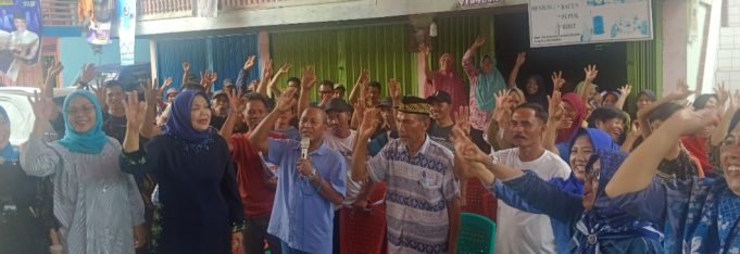 Kunjungi 10 Desa Pasangan Lidyawati-Haryanto Disambut Hangat Warga Tanjung Sakti Pumi-Pumu