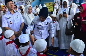 Wabup Lahat Ikut Manasik Haji Bareng 1.282 Anak Paud