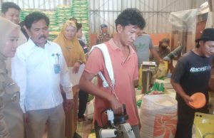 Bulog Lahat Stop Serap Gabah Petani, Wabup Cek Gudang Bulog