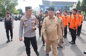 Gelar Apel Tanggap Bencana, Bupati Pinta Petugas Siapkan Fisik dan Mental