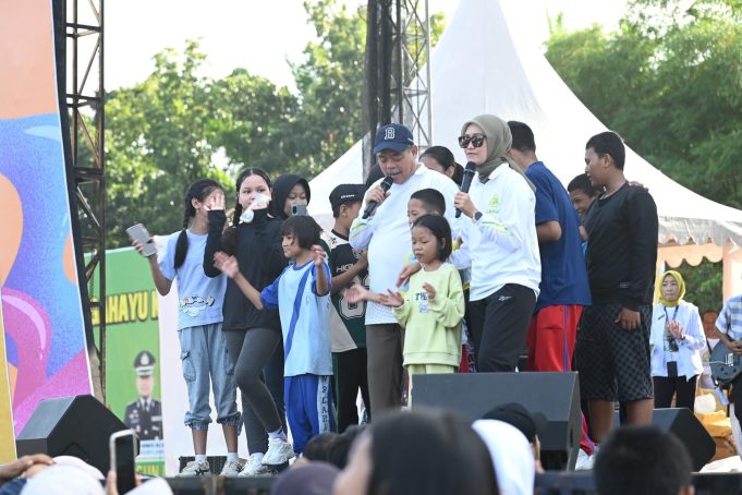 Ribuan Warga Serbu Jalan Santai HUT Lahat ke-157, Bursah: Lahat Harus Sehat dan Kompak!