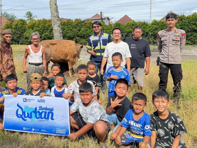 Priamanaya Group Salurkan 42 Sapi Kurban, Warga 32 Desa di Sumsel Rasakan Berkah Idul Adha