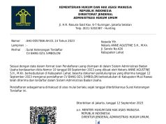 PENGUMUMAN PEMBUBARAN CV