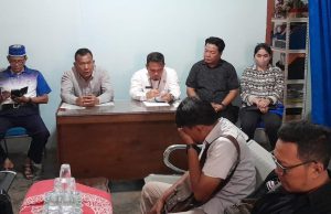 Nama Baik Tercemar, Ketua KONI Lahat Akan Ambil Upaya Hukum Ketua Koni Lahat bersama pengurus, gelar press release. Foto Istimewa.