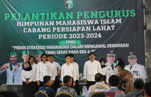 Pengurus HMI Persiapan Cabang Lahat Dilantik, Ini Pesan Cik Ujang