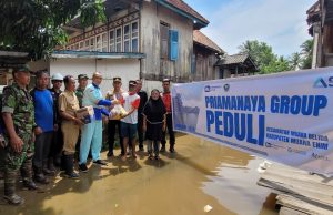 Priamanaya Group Berikan Ratusan Paket Sembako Untuk Korban Banjir