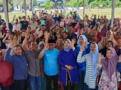 Warga Pseksu Bersyukur Jalan Desa Dibangun Dimasa Cik Ujang Minta Lidyawati-Haryanto Melanjutkan
